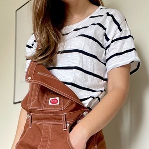 Madewell Whisper Cotton Crewneck Tee in Creston Stripe